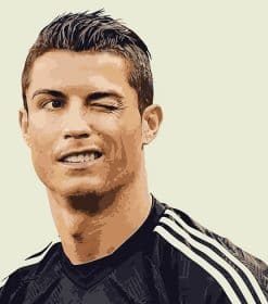 Handsome Cristiano Ronaldo Paint By Numbers