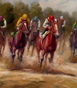 Horse Racing Paint By Numbers