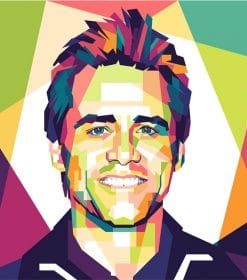 Jim Carrey On Pop Art Paint By Numbers