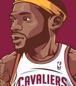 King Lebron James Paint By Numbers