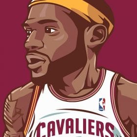 King Lebron James Paint By Numbers