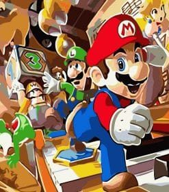 Mario Family Paint By Numbers