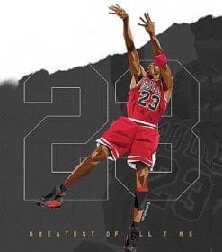 Michael Jordan Athlete Paint By Numbers