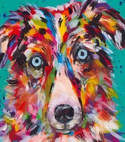 Mini Aussie Dog Paint By Numbers