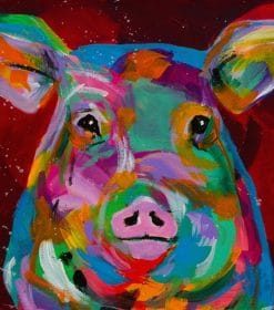 Oink Pig Paint By Numbers