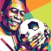 Pele On Pop Art Paint By Numbers