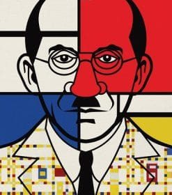 Piet Mondrian Paint By Numbers