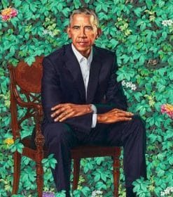 Portrait of Obama Paint By Numbers