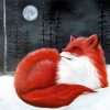 Red Fox At Snow Paint By Numbers