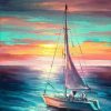 Sailing Boat Yacht Paint By Numbers