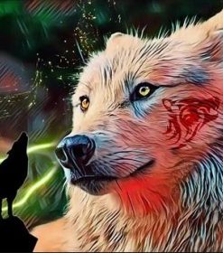 Storm Wolf Animals Paint By Numbers