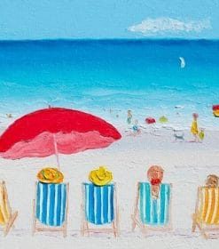 Vacation On Beach Paint By Numbers