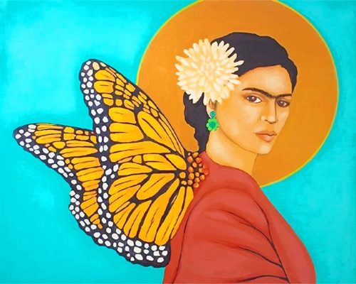 Butterfly Frida Kahlo NEW Paint By Numbers