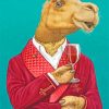 Classy Camel Drinking Wine NEW Paint By Numbers