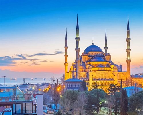 Istanbul Night Turkey NEW Paint By Numbers