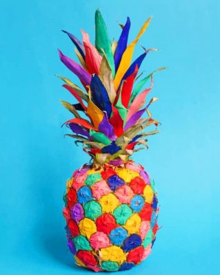 Colored Pineapples NEW Paint By Numbers