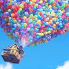 Colorful Balloons Flying House NEW Paint By Numbers