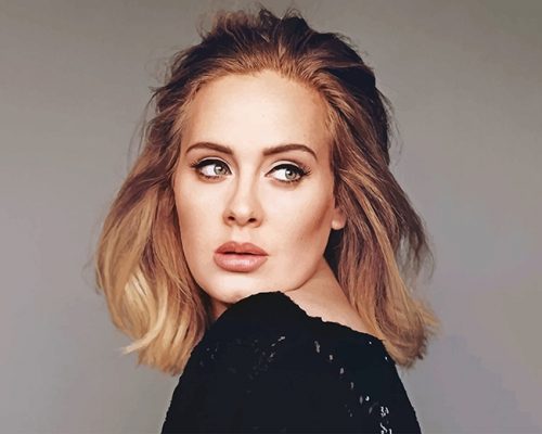 Gorgeous Adele Wearing Black NEW Paint By Numbers