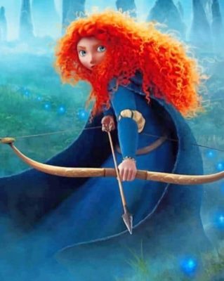 Merida Disney Princess NEW Paint By Numbers