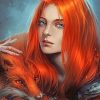 Orange Fox Woman NEW Paint By Numbers