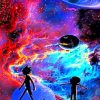 Colorful Rick And Morty Silhouette NEW Paint By Numbers