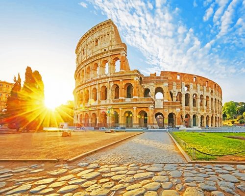 Rome Italy Colosseum NEW Paint By Numbers