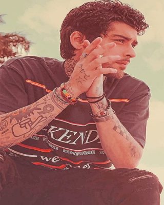 Tattooed Zayn Malik NEW Paint By Numbers