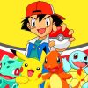 Ash Ketchum Pokemon NEW Paint By Numbers