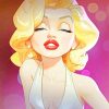 Cute Marilyn Monroe Paint By Numbers