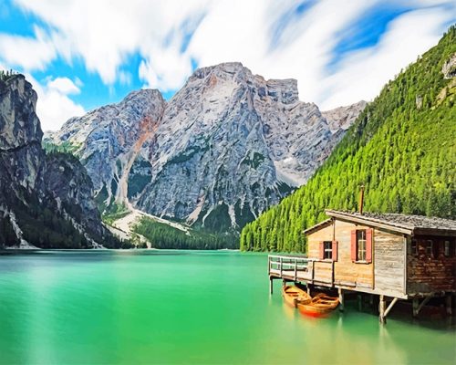 Fanes Sennes Prags Nature Park Italy NEW Paint By Numbers