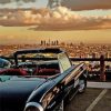 Los Angeles Black Vintage Car NEW Paint By Numbers