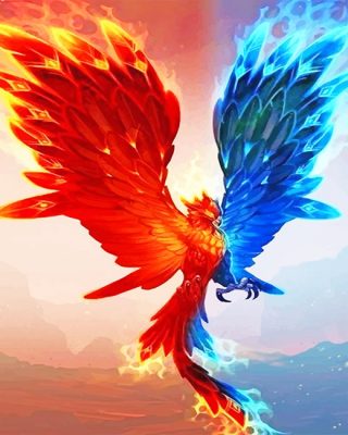 Phoenix Rising From Ashes NEW Paint By Numbers