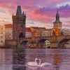 Charle Bridge Prague paint by numbers