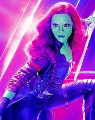 Gamora Paint by numbers