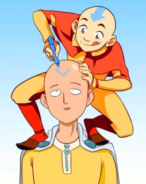 Avatar The Last Air bender Paint by numbers