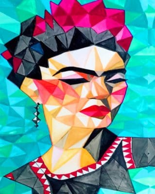 Frida Kahlo paint by numbers