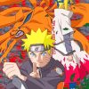 Naruto And Minato paint by numbers