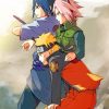 Naruto Sasuke And Sakura paint by numbers