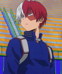 Shoto Todoroki paint by numbers