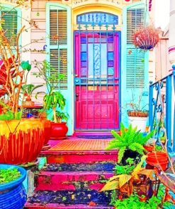 Bohemian Door Paint by numbers