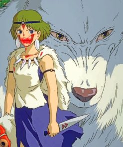 Princess Mononoke Paint by numbers