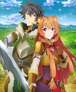 raphtalia and naofumi paint by number