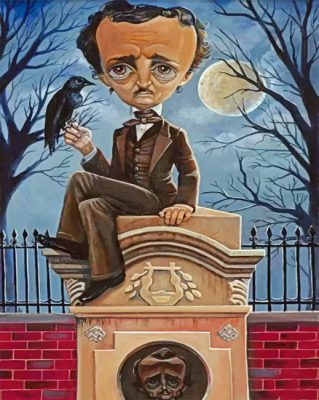 edgar allan poe paint by numbers