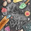 Life Is What You Bake It paint by numbers