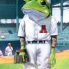 Baseball Frog Paint by numbers