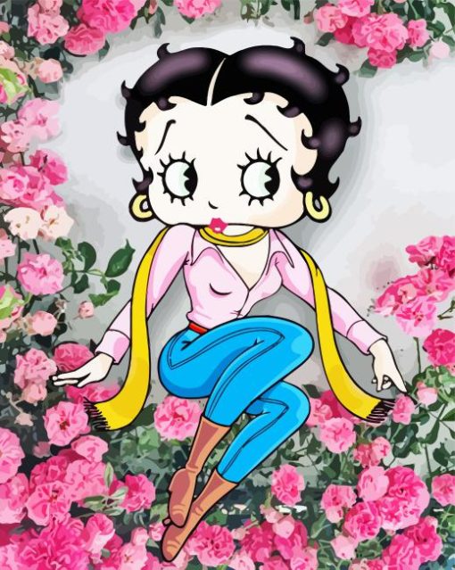 Cute Betty Boop Paint By Numbers