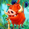 Timon And Pumbaa Piant by numbers