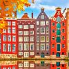 Amsterdam Buildings Paint by numbers