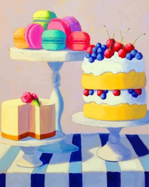 Sweet Cakes Paint by numbers