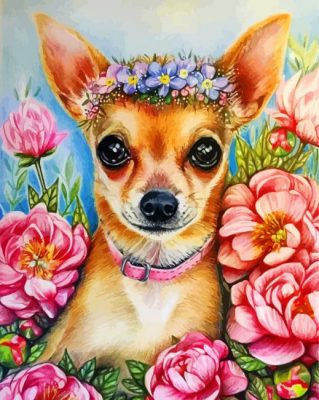 chihuaha-dog-paint-by-number